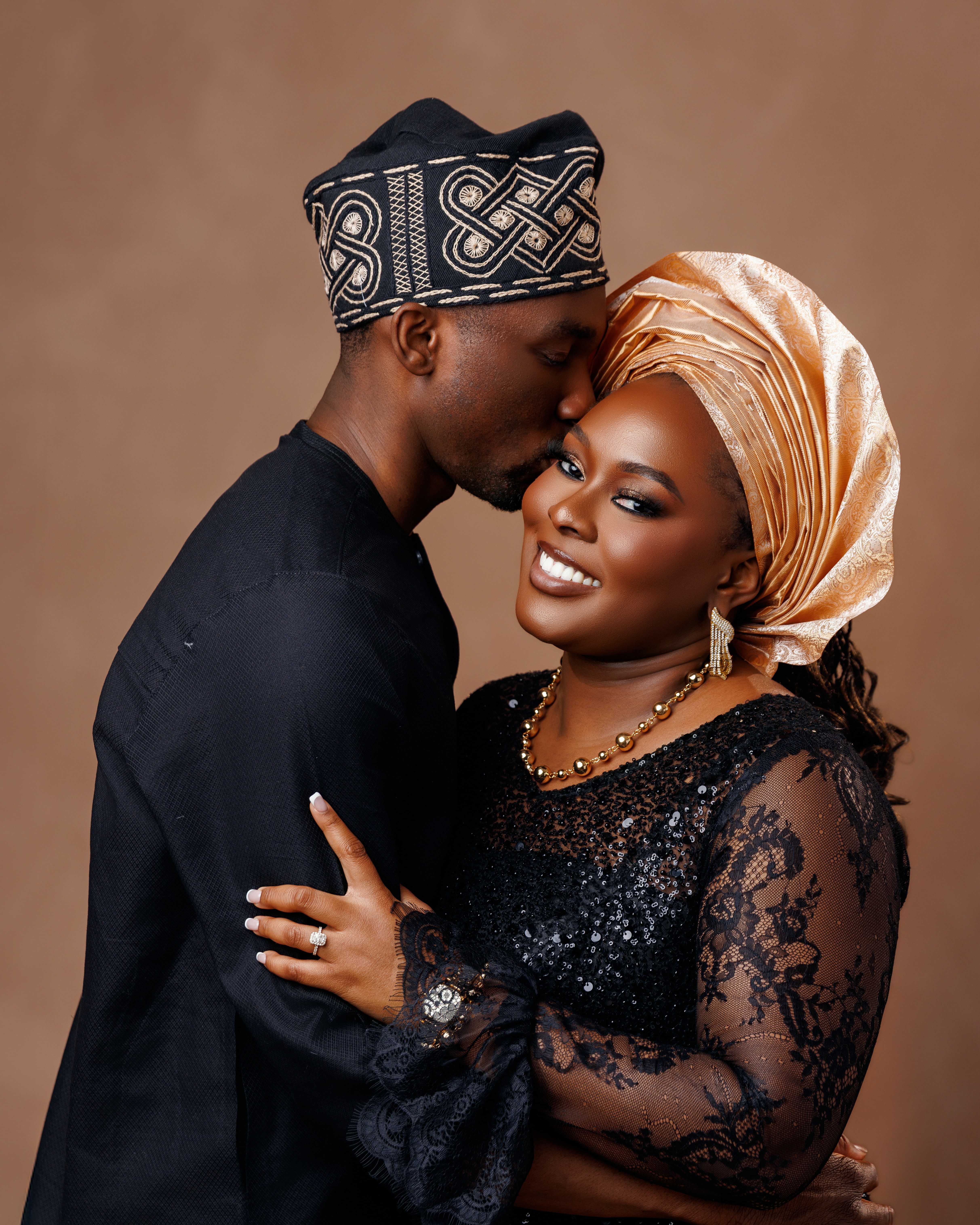 Couple in Traditional Attire